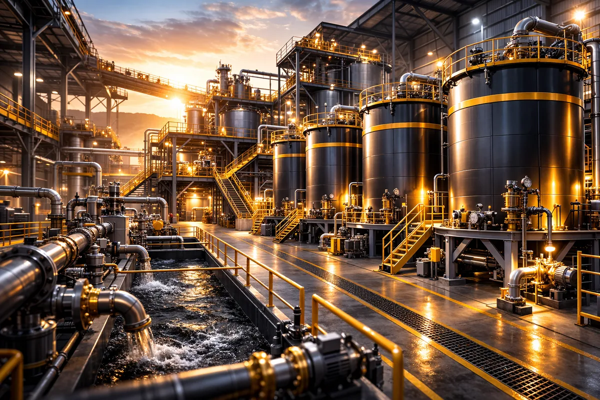 Industrial chemical processing equipment